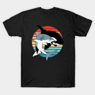 Great white shark and orca T-Shirt